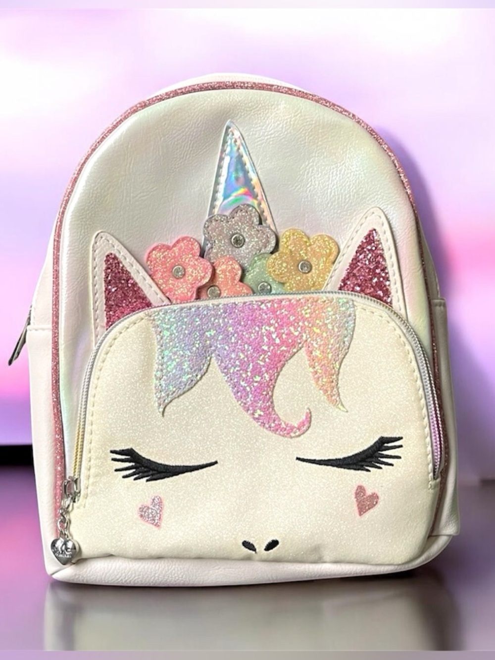 Glitter Unicorn Mini Backpack